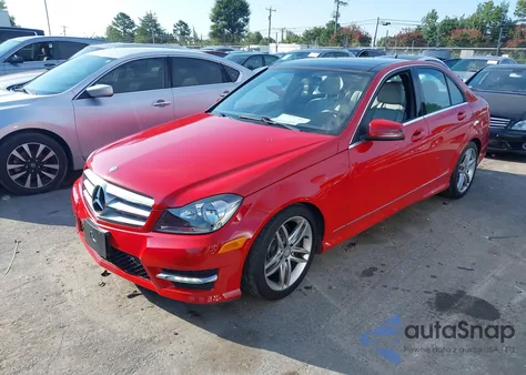 2013 Mercedes-Benz C 300 Sport 4Matic from USA, damaged, VIN WDDGF8AB3DR258595